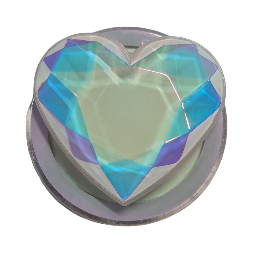 17-S PopSockets Magsafe Phone Grip - Iridescent Heart (Referb) ⬇️ Scuffing